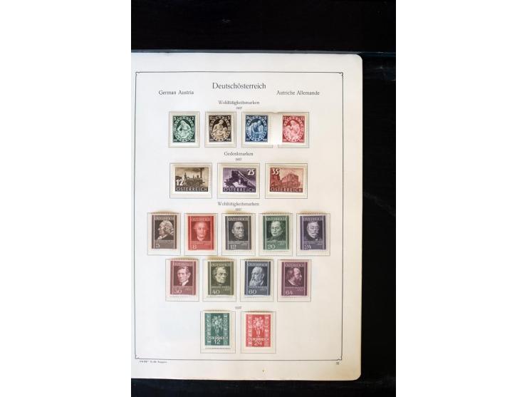 1850/1988, postfrische, ungebrauchte und gestempelte Sammlung mit u.a. Mi.-Nr. 161 - 77, 518 - 20, 551 - 54, 555 - 56A, Bl. 1