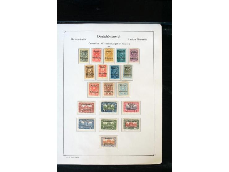 1850/1988, postfrische, ungebrauchte und gestempelte Sammlung mit u.a. Mi.-Nr. 161 - 77, 518 - 20, 551 - 54, 555 - 56A, Bl. 1