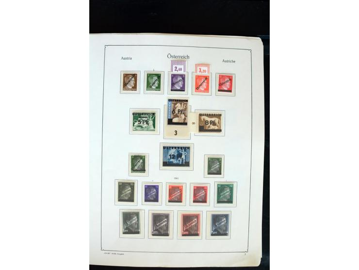 1850/1988, postfrische, ungebrauchte und gestempelte Sammlung mit u.a. Mi.-Nr. 161 - 77, 518 - 20, 551 - 54, 555 - 56A, Bl. 1