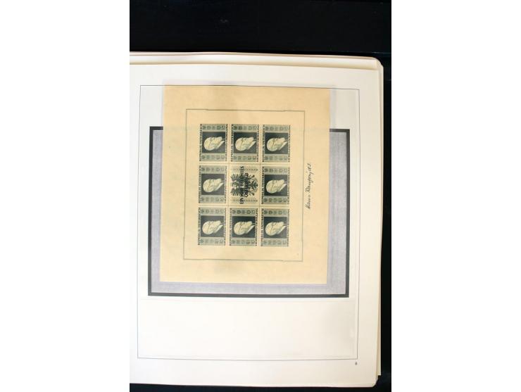 1850/1988, postfrische, ungebrauchte und gestempelte Sammlung mit u.a. Mi.-Nr. 161 - 77, 518 - 20, 551 - 54, 555 - 56A, Bl. 1