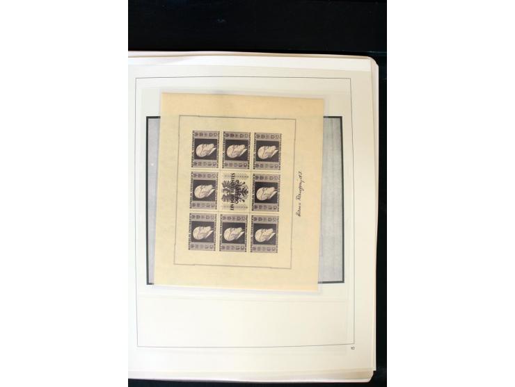 1850/1988, postfrische, ungebrauchte und gestempelte Sammlung mit u.a. Mi.-Nr. 161 - 77, 518 - 20, 551 - 54, 555 - 56A, Bl. 1