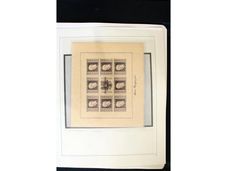 1850/1988, postfrische, ungebrauchte und gestempelte Sammlung mit u.a. Mi.-Nr. 161 - 77, 518 - 20, 551 - 54, 555 - 56A, Bl. 1