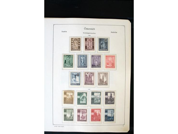 1850/1988, postfrische, ungebrauchte und gestempelte Sammlung mit u.a. Mi.-Nr. 161 - 77, 518 - 20, 551 - 54, 555 - 56A, Bl. 1