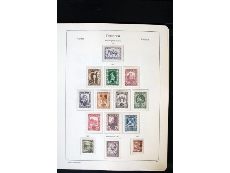 1850/1988, postfrische, ungebrauchte und gestempelte Sammlung mit u.a. Mi.-Nr. 161 - 77, 518 - 20, 551 - 54, 555 - 56A, Bl. 1