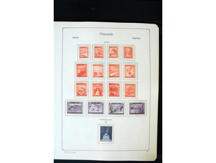 1850/1988, postfrische, ungebrauchte und gestempelte Sammlung mit u.a. Mi.-Nr. 161 - 77, 518 - 20, 551 - 54, 555 - 56A, Bl. 1