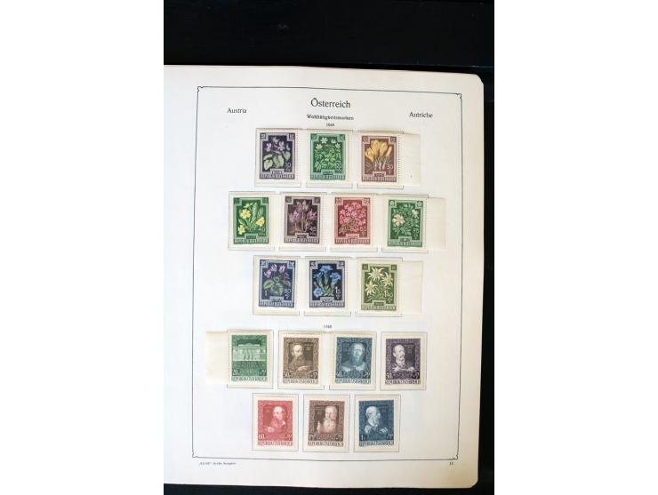 1850/1988, postfrische, ungebrauchte und gestempelte Sammlung mit u.a. Mi.-Nr. 161 - 77, 518 - 20, 551 - 54, 555 - 56A, Bl. 1