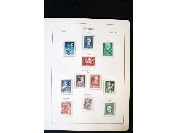 1850/1988, postfrische, ungebrauchte und gestempelte Sammlung mit u.a. Mi.-Nr. 161 - 77, 518 - 20, 551 - 54, 555 - 56A, Bl. 1