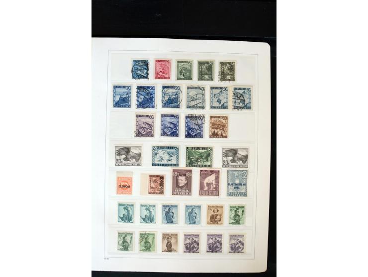 1850/1988, postfrische, ungebrauchte und gestempelte Sammlung mit u.a. Mi.-Nr. 161 - 77, 518 - 20, 551 - 54, 555 - 56A, Bl. 1