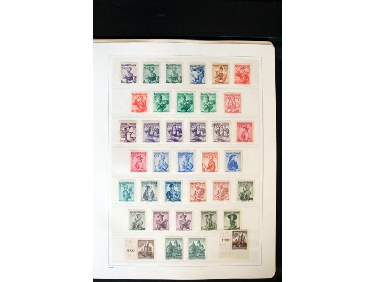 1850/1988, postfrische, ungebrauchte und gestempelte Sammlung mit u.a. Mi.-Nr. 161 - 77, 518 - 20, 551 - 54, 555 - 56A, Bl. 1