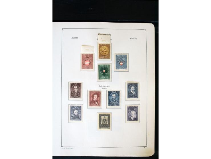 1850/1988, postfrische, ungebrauchte und gestempelte Sammlung mit u.a. Mi.-Nr. 161 - 77, 518 - 20, 551 - 54, 555 - 56A, Bl. 1