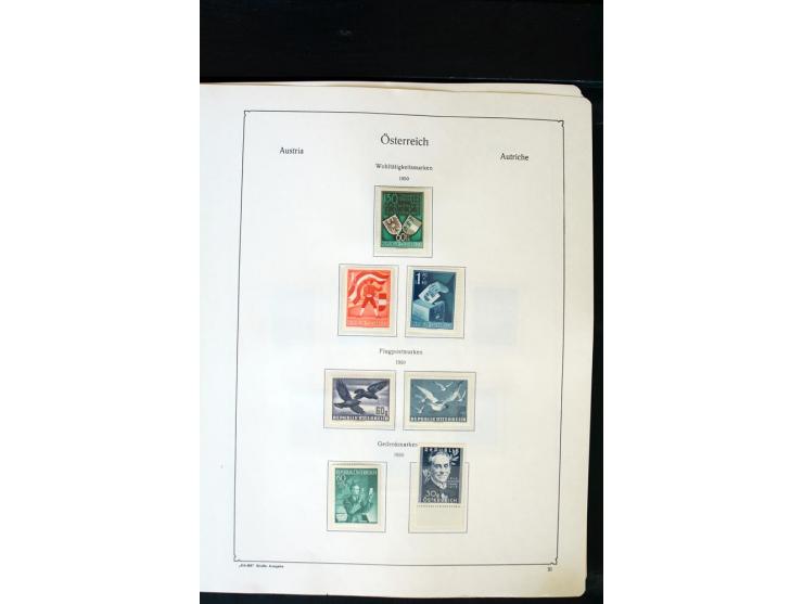 1850/1988, postfrische, ungebrauchte und gestempelte Sammlung mit u.a. Mi.-Nr. 161 - 77, 518 - 20, 551 - 54, 555 - 56A, Bl. 1