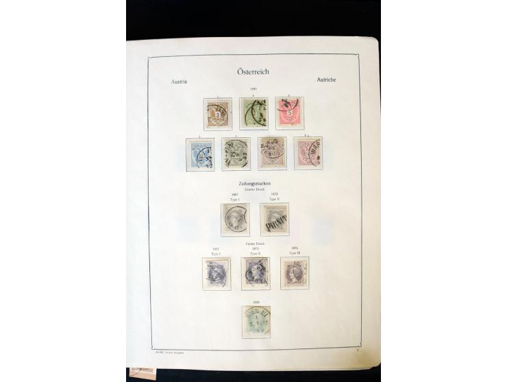 1850/1988, postfrische, ungebrauchte und gestempelte Sammlung mit u.a. Mi.-Nr. 161 - 77, 518 - 20, 551 - 54, 555 - 56A, Bl. 1