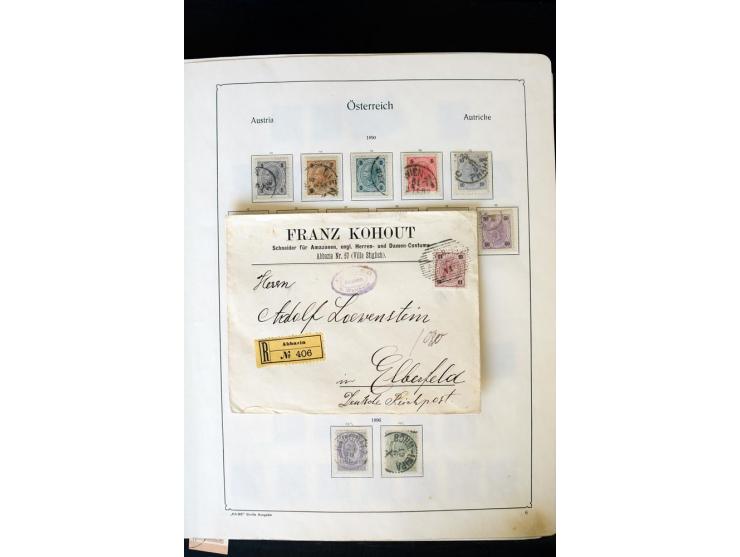 1850/1988, postfrische, ungebrauchte und gestempelte Sammlung mit u.a. Mi.-Nr. 161 - 77, 518 - 20, 551 - 54, 555 - 56A, Bl. 1