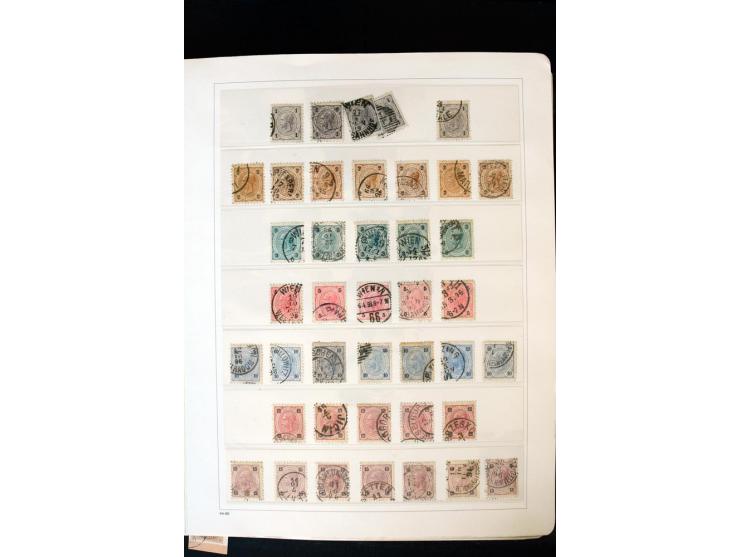 1850/1988, postfrische, ungebrauchte und gestempelte Sammlung mit u.a. Mi.-Nr. 161 - 77, 518 - 20, 551 - 54, 555 - 56A, Bl. 1