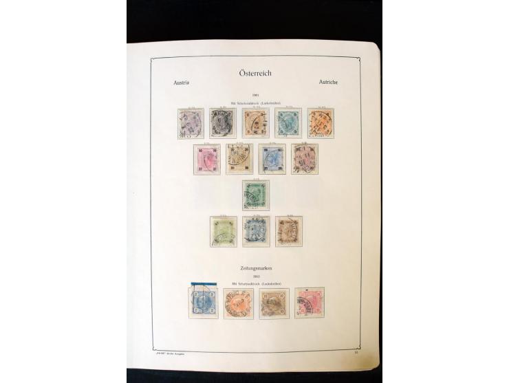 1850/1988, postfrische, ungebrauchte und gestempelte Sammlung mit u.a. Mi.-Nr. 161 - 77, 518 - 20, 551 - 54, 555 - 56A, Bl. 1