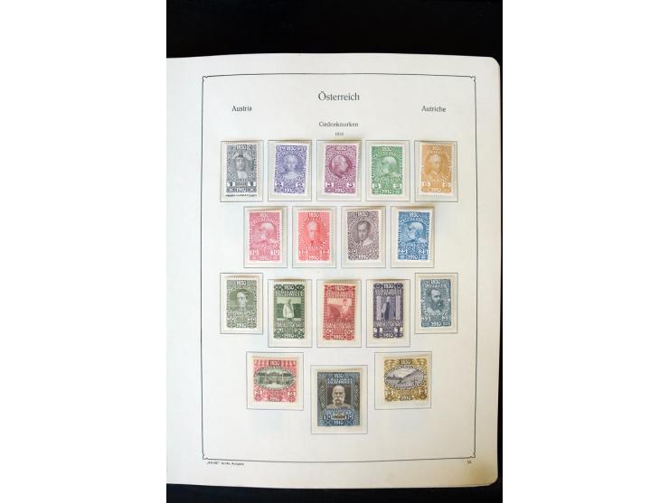 1850/1988, postfrische, ungebrauchte und gestempelte Sammlung mit u.a. Mi.-Nr. 161 - 77, 518 - 20, 551 - 54, 555 - 56A, Bl. 1