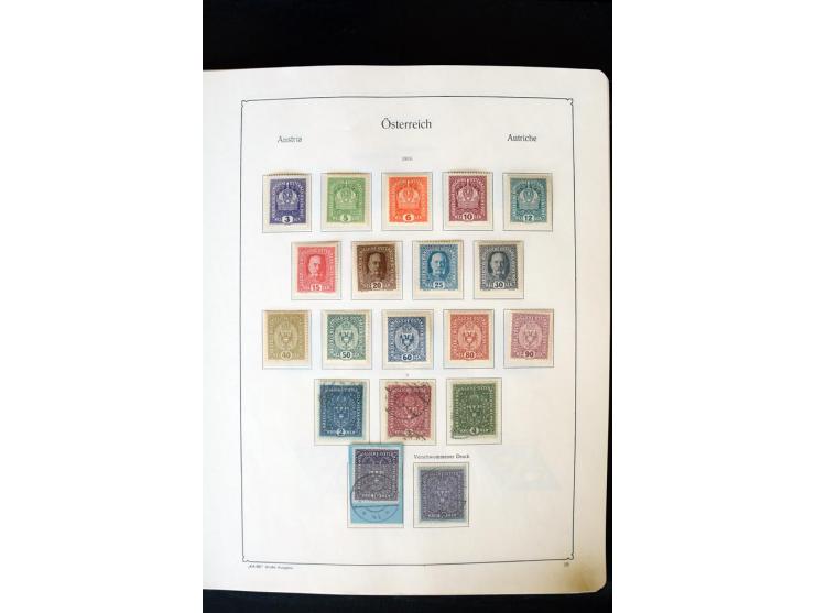 1850/1988, postfrische, ungebrauchte und gestempelte Sammlung mit u.a. Mi.-Nr. 161 - 77, 518 - 20, 551 - 54, 555 - 56A, Bl. 1