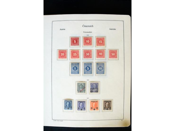 1850/1988, postfrische, ungebrauchte und gestempelte Sammlung mit u.a. Mi.-Nr. 161 - 77, 518 - 20, 551 - 54, 555 - 56A, Bl. 1