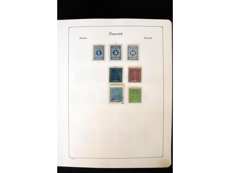 1850/1988, postfrische, ungebrauchte und gestempelte Sammlung mit u.a. Mi.-Nr. 161 - 77, 518 - 20, 551 - 54, 555 - 56A, Bl. 1
