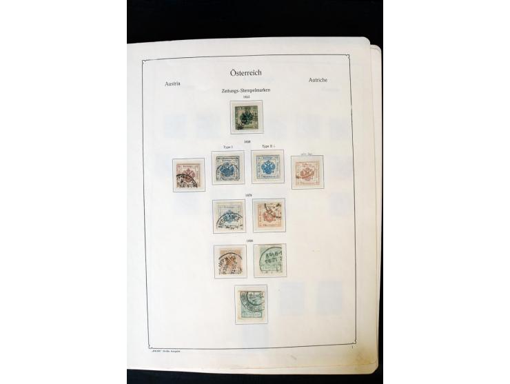 1850/1988, postfrische, ungebrauchte und gestempelte Sammlung mit u.a. Mi.-Nr. 161 - 77, 518 - 20, 551 - 54, 555 - 56A, Bl. 1