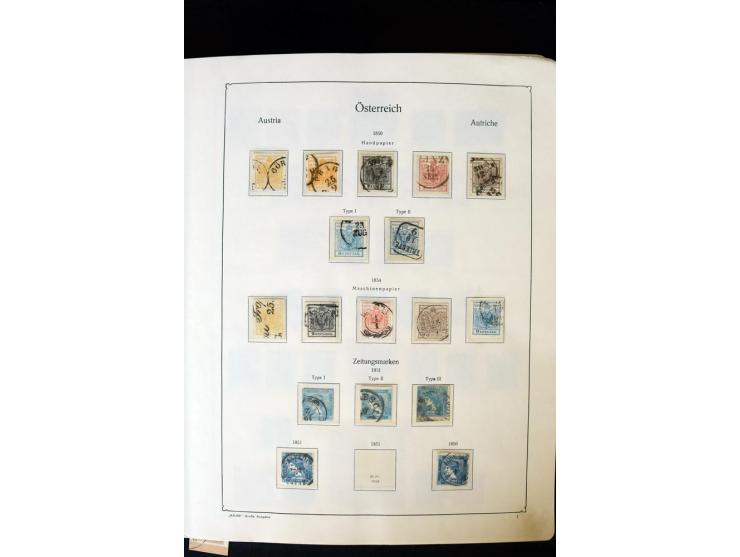 1850/1988, postfrische, ungebrauchte und gestempelte Sammlung mit u.a. Mi.-Nr. 161 - 77, 518 - 20, 551 - 54, 555 - 56A, Bl. 1