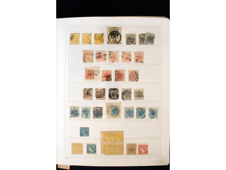 1850/1988, postfrische, ungebrauchte und gestempelte Sammlung mit u.a. Mi.-Nr. 161 - 77, 518 - 20, 551 - 54, 555 - 56A, Bl. 1