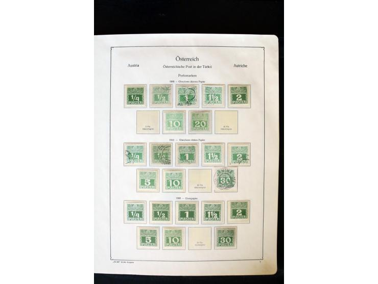 1850/1988, postfrische, ungebrauchte und gestempelte Sammlung mit u.a. Mi.-Nr. 161 - 77, 518 - 20, 551 - 54, 555 - 56A, Bl. 1
