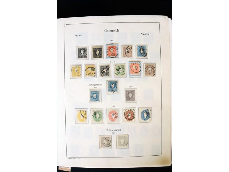 1850/1988, postfrische, ungebrauchte und gestempelte Sammlung mit u.a. Mi.-Nr. 161 - 77, 518 - 20, 551 - 54, 555 - 56A, Bl. 1