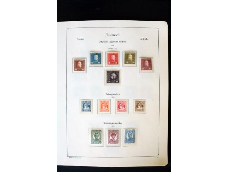 1850/1988, postfrische, ungebrauchte und gestempelte Sammlung mit u.a. Mi.-Nr. 161 - 77, 518 - 20, 551 - 54, 555 - 56A, Bl. 1