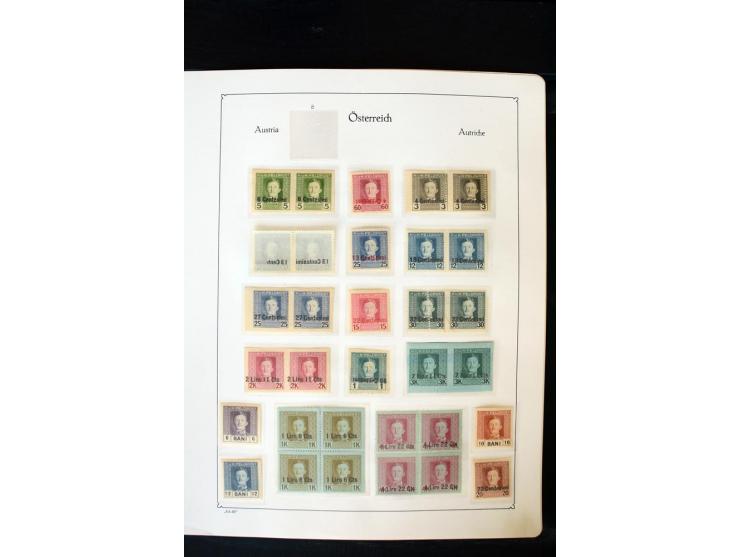 1850/1988, postfrische, ungebrauchte und gestempelte Sammlung mit u.a. Mi.-Nr. 161 - 77, 518 - 20, 551 - 54, 555 - 56A, Bl. 1
