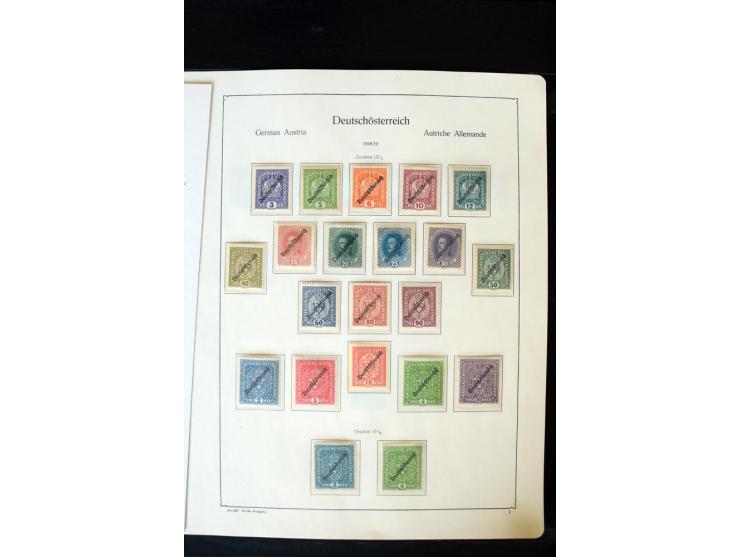 1850/1988, postfrische, ungebrauchte und gestempelte Sammlung mit u.a. Mi.-Nr. 161 - 77, 518 - 20, 551 - 54, 555 - 56A, Bl. 1