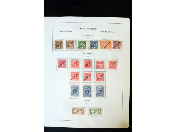 1850/1988, postfrische, ungebrauchte und gestempelte Sammlung mit u.a. Mi.-Nr. 161 - 77, 518 - 20, 551 - 54, 555 - 56A, Bl. 1