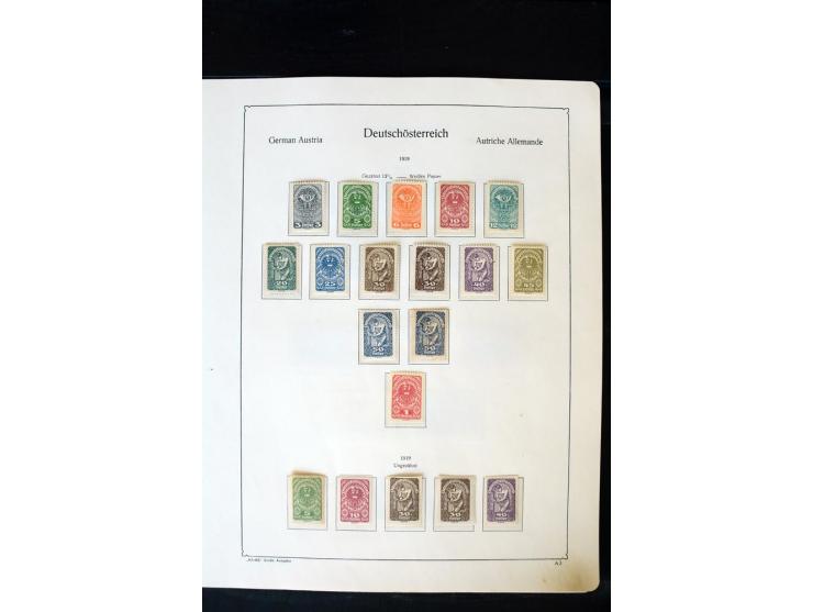 1850/1988, postfrische, ungebrauchte und gestempelte Sammlung mit u.a. Mi.-Nr. 161 - 77, 518 - 20, 551 - 54, 555 - 56A, Bl. 1
