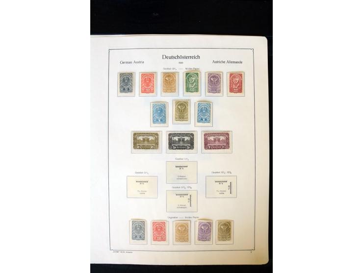 1850/1988, postfrische, ungebrauchte und gestempelte Sammlung mit u.a. Mi.-Nr. 161 - 77, 518 - 20, 551 - 54, 555 - 56A, Bl. 1