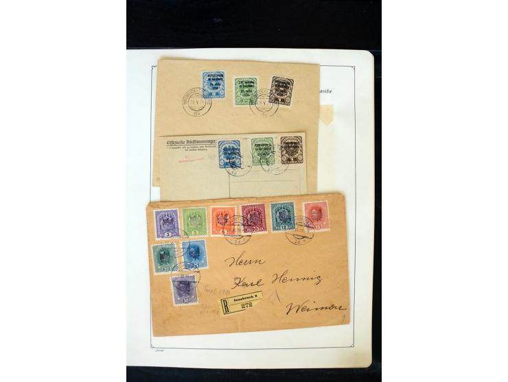 1850/1988, postfrische, ungebrauchte und gestempelte Sammlung mit u.a. Mi.-Nr. 161 - 77, 518 - 20, 551 - 54, 555 - 56A, Bl. 1