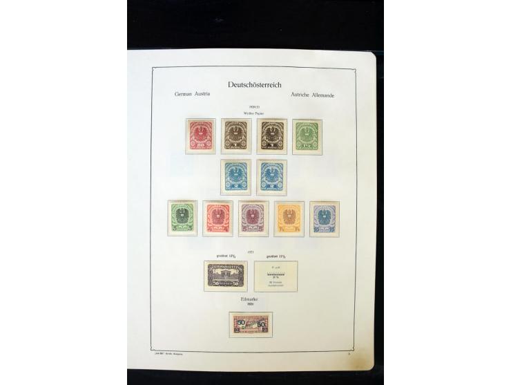 1850/1988, postfrische, ungebrauchte und gestempelte Sammlung mit u.a. Mi.-Nr. 161 - 77, 518 - 20, 551 - 54, 555 - 56A, Bl. 1