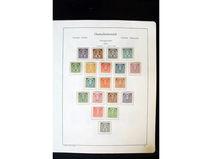 1850/1988, postfrische, ungebrauchte und gestempelte Sammlung mit u.a. Mi.-Nr. 161 - 77, 518 - 20, 551 - 54, 555 - 56A, Bl. 1