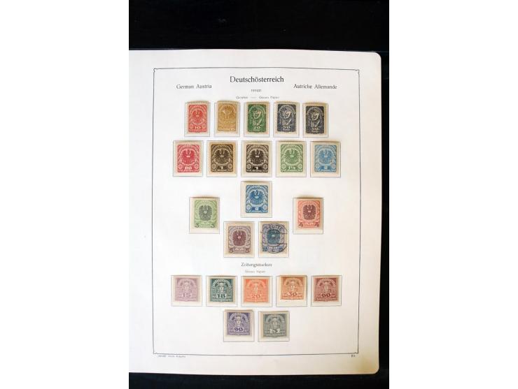 1850/1988, postfrische, ungebrauchte und gestempelte Sammlung mit u.a. Mi.-Nr. 161 - 77, 518 - 20, 551 - 54, 555 - 56A, Bl. 1