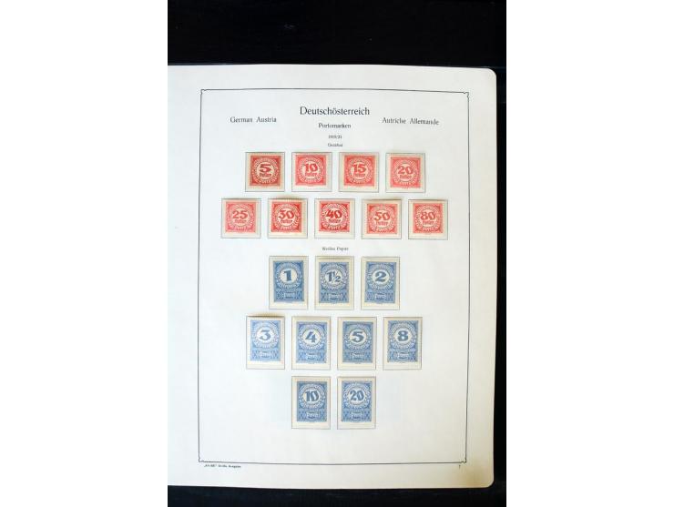 1850/1988, postfrische, ungebrauchte und gestempelte Sammlung mit u.a. Mi.-Nr. 161 - 77, 518 - 20, 551 - 54, 555 - 56A, Bl. 1
