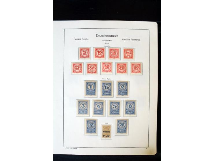 1850/1988, postfrische, ungebrauchte und gestempelte Sammlung mit u.a. Mi.-Nr. 161 - 77, 518 - 20, 551 - 54, 555 - 56A, Bl. 1