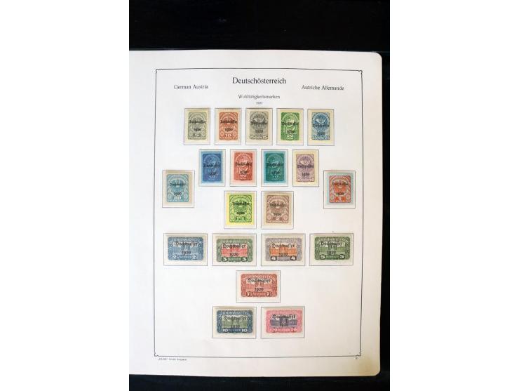 1850/1988, postfrische, ungebrauchte und gestempelte Sammlung mit u.a. Mi.-Nr. 161 - 77, 518 - 20, 551 - 54, 555 - 56A, Bl. 1