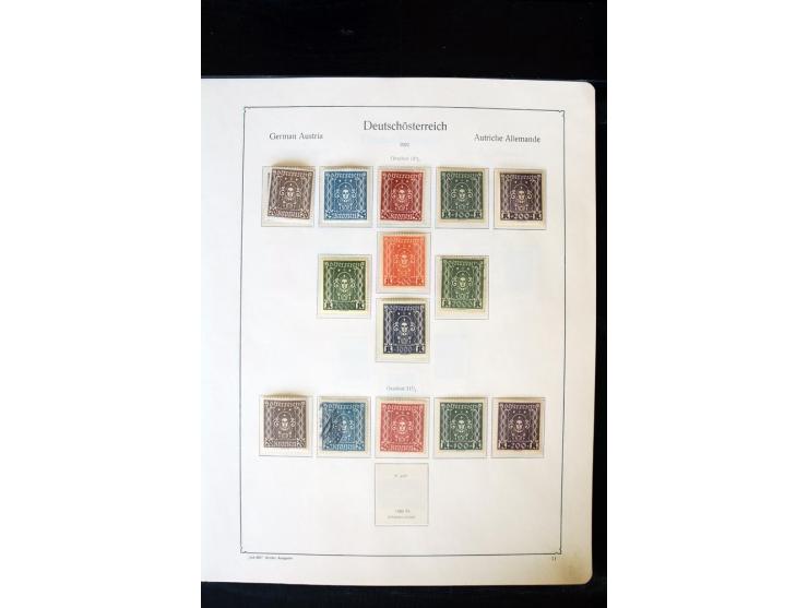 1850/1988, postfrische, ungebrauchte und gestempelte Sammlung mit u.a. Mi.-Nr. 161 - 77, 518 - 20, 551 - 54, 555 - 56A, Bl. 1