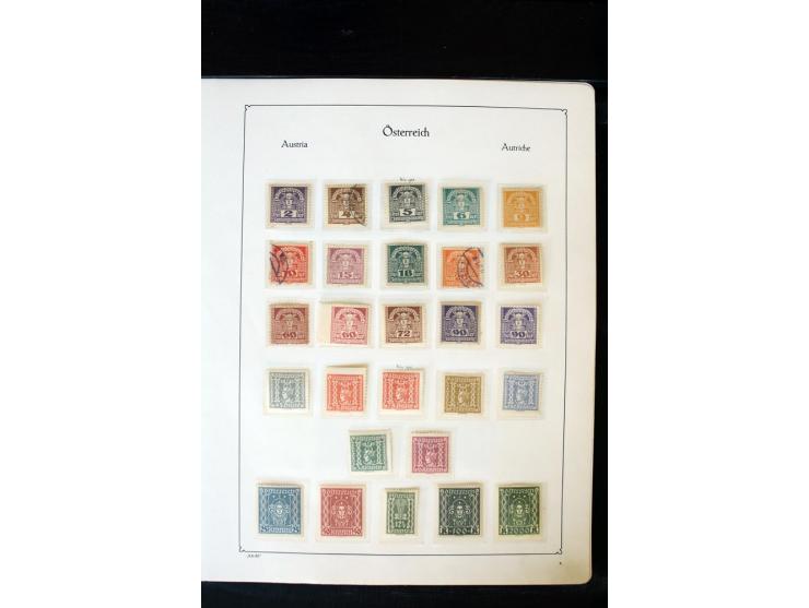1850/1988, postfrische, ungebrauchte und gestempelte Sammlung mit u.a. Mi.-Nr. 161 - 77, 518 - 20, 551 - 54, 555 - 56A, Bl. 1