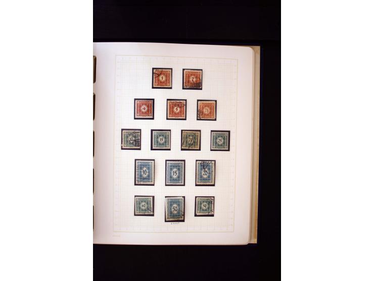 1850/1950, postfrische, ungebrauchte und gestempelte Sammlung, teils in beiden Erhaltungen gesammelt, mit u.a. Mi.-Nr. 161-77