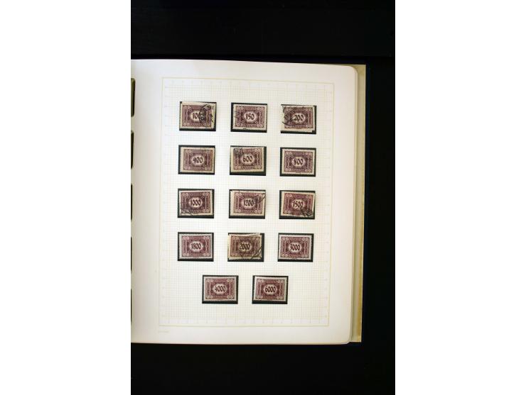 1850/1950, postfrische, ungebrauchte und gestempelte Sammlung, teils in beiden Erhaltungen gesammelt, mit u.a. Mi.-Nr. 161-77