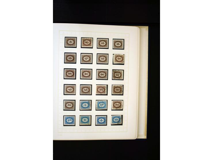 1850/1950, postfrische, ungebrauchte und gestempelte Sammlung, teils in beiden Erhaltungen gesammelt, mit u.a. Mi.-Nr. 161-77