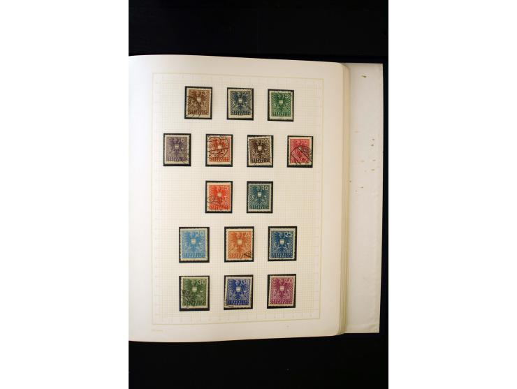 1850/1950, postfrische, ungebrauchte und gestempelte Sammlung, teils in beiden Erhaltungen gesammelt, mit u.a. Mi.-Nr. 161-77