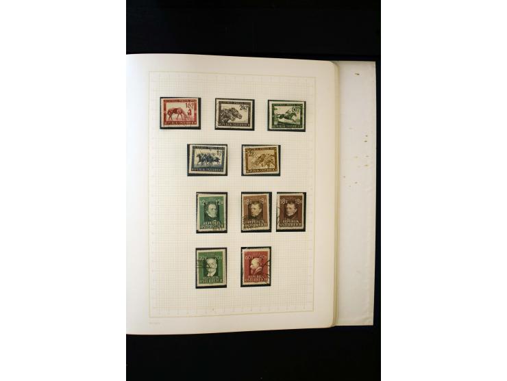 1850/1950, postfrische, ungebrauchte und gestempelte Sammlung, teils in beiden Erhaltungen gesammelt, mit u.a. Mi.-Nr. 161-77