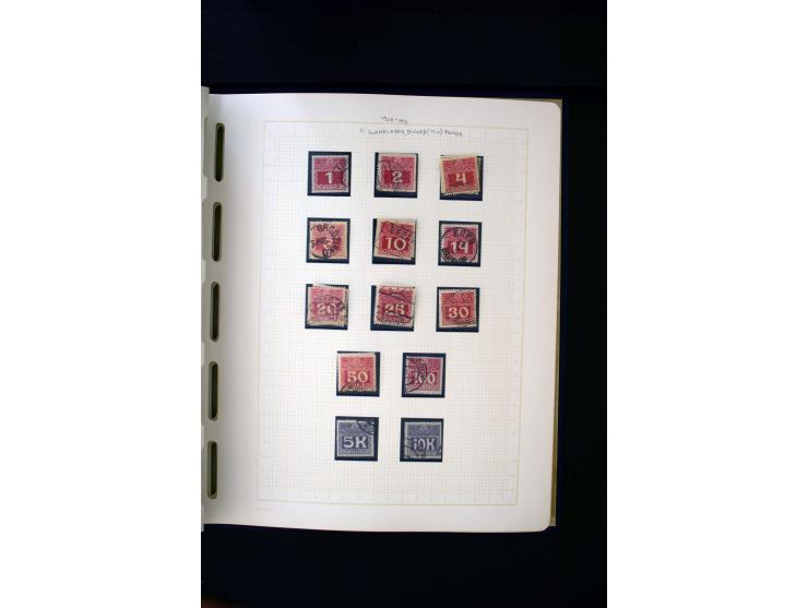 1850/1950, postfrische, ungebrauchte und gestempelte Sammlung, teils in beiden Erhaltungen gesammelt, mit u.a. Mi.-Nr. 161-77