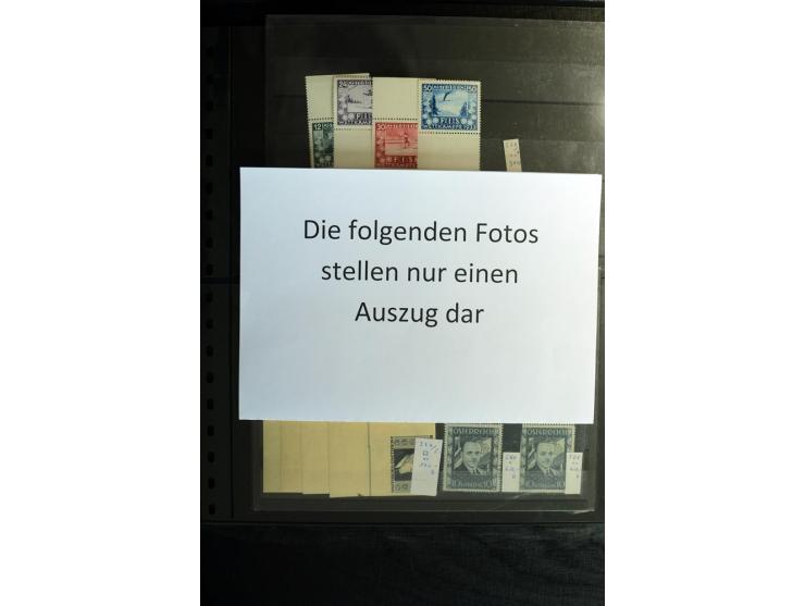 1850/2008, postfrischer, ungebrauchter und gestempelter Bestand mit u.a. Mi.-Nr. 551-54, 588 (2), 772-75B, 984-87 (9), Kleinb